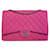 Chanel Pink Wildleder Timeless Classic Maxi-Überschlagtasche Schweden  ref.352082