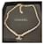 Chanel Pearl and crystal Choker necklace Golden  ref.352095