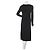 Dagmar Kleid schwarz Viscose Größe L - Ansicht 2