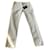 Saint Laurent Jeans Bianco Cotone Elastan  ref.352436