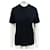 Hermès T-shirt brodé H bleu marine Coton  ref.352487