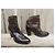 Botines Sartore de piel marrón oscuro 36,5 IT - vista 2