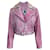 Autre Marque Rosa Bikerjacke Pink Polyester  ref.353265