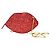 Borsa a tracolla Lulu Guinness Glitter Lips Rosso