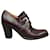 Sergio Rossi buckle shoes size 37 Dark brown Leather  ref.353513