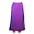 Matthew Williamson Double Layer Knee Skirt With Belly Dance Coins Embellishment  Purple Nylon  ref.353698