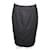Armani Wool Work Skirt Grey  ref.353762