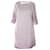 Pleats Please Asymetrical Pleated Dress Pink Polyester  ref.353824