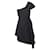 Carven One Shoulder Strap Dress Black Polyester  ref.353904