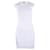 Alexander Mcqueen Figurbetontes Kleid Weiß Viskose Zellulosefaser  ref.353981