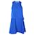 Carven ärmelloses Kleid Blau Polyester  ref.354130