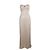 Aidan Mattox Vestido largo de lentejuelas Carne