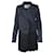 Givenchy Cappotto lungo in pizzo blazer Nero Cotone  ref.354248