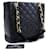 CHANEL Caviar PST Chain Shoulder Bag Compras Tote Preto Acolchoado Couro  ref.354976