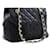 CHANEL Caviar Chain Shoulder Bag Shopping Tote Negro Acolchado Dorado Cuero  ref.354989