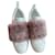 Valentino Garavani Sneakers White Leather Fur  ref.355057