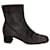 Tamanho de botas Chanel 38 Castanho escuro Bezerro-como bezerro  ref.355096