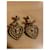 Boucles d'oreilles Yves Saint Laurent dorées en métal  - vue 4