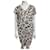 Diane Von Furstenberg DvF drapiertes Nobuko-Kleid aus Seide Mehrfarben  ref.355197