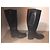 Botas Free Lance de cuero negro con hebilla de plata - vista 4