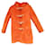 Talla de trenca de piel de oveja de Polo Ralph Lauren 38 Naranja Cuero  ref.355541