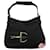 Gucci Handbags Black Leather Cloth  ref.355581