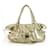 Burberry Farrar Metallic Gold Leather Drawstring Satchel Handbag Shoulder Bag Golden  ref.355677