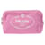 Prada Clutch Bag Rosa Lona  ref.355817