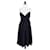 Diane Von Furstenberg Vestido negro coqueto Jolie de DvF (VENDIMIA) Algodón  ref.355837