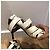 Sandales Lenna en cuir Acne Studios blanc crème - vue 11