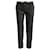 D&G Pantaloni a righe grigio scuro Lana  ref.356180