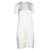Céline Silk dress White Cream  ref.356183