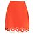 Carven Falda naranja con adornos de corte láser - vista 2