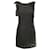 D&G Elegante vestido de tweed con hilo plateado Negro Lana  ref.356251