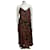 Diane Von Furstenberg Vestido maxi deslumbrante DvF de seda com lantejoulas Multicor  ref.356355