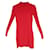 Agnès b. robe pull Agnès B taille 1 (36) Laine Rouge  ref.356572
