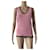 Chanel rosa Kaschmir ärmelloser Pullover Pink  ref.356712