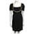 Temperley London Temperley silk dress with metal embellishments Black Golden  ref.357429