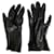 Autre Marque Black leather gloves  ref.357525