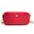 Wallet On Chain Chanel Wallet an der Kette Rot Leder  ref.357572