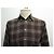 Hermès CAMISA NOVA HERMES M 39 CAMISA NOVA DE ALGODÃO MARROM CHECKED BROWN - vista 2