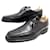 PARABOOT SHOES 9 43 Derby 2 BLACK LEATHER SHOES EYELETS  ref.357827