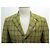 Hermès NEW HERMES M JACKET 48 GREEN CHECK WOOL L510 NEW WOOL JACKET - view 2