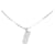 Dior Silver Dior Oblique Trotter Pendant Necklace Silvery Metal  ref.357995