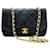 Wallet On Chain Chanel Diana Cuir Noir  ref.358410