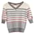 [Occasion] CHANEL Bordure tricot avec marque coco Coton Cachemire Laine Blanc  ref.358430