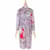 [Occasion] LEONARD FASHION Robe en jersey de laine motif cachemire Total Violet  ref.358504