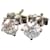 No Brand 1.00 TCW D VS2 diamant 18boucles d'oreilles en or blanc k (Goujons de fond)  ref.359084