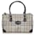 Burberry Gray Haymarket Check Boston Bag Multiple colors Grey Leather Cloth Pony-style calfskin Cloth  ref.359382