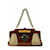 Bottega Veneta Limited Edition Velvet Burgundy Intrecciato Chain Handle Bag Multiple colors Leather  ref.359531